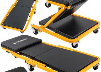 Leżanka warsztatowa 2w1 siedzisko serwisowe taboret stołek 150kg 91cm