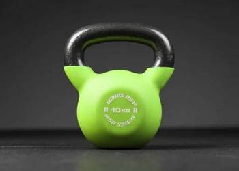 Fitness Kettlebell neoprenowe kolorowe Xenios USA wersja 2.0 10kg