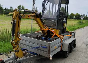 Minikoparka Gdańsk i okolice wynajem bez operatora
