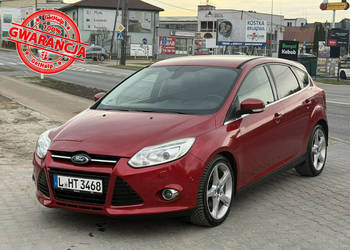 Ford Focus Titanium + ! 1.6i 150KM Manual ! Full Opcja ! Opłacony ! Mk3 (2…