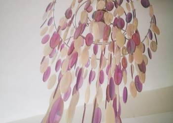 Lampa wisząca kolor od jasno kremowego do Lila