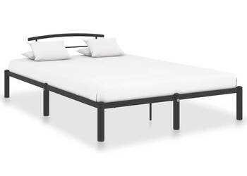 Łóżko Metalowe Czarne Rama Łóżka Ze Stelażem 120 x 200 cm WM-284658