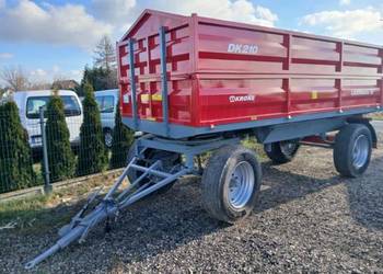 Przyczepa dwuosiowa Krone 3 stronny wywrotka 6 8 ton