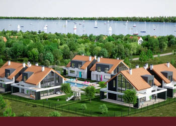 Enklawa Mazury, luksusowe domy z basenem, przy szlaku WJM