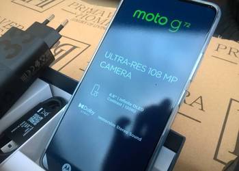 Nowa MOTO G72 8x2.2GH 6.6"OLED Mld.Colors 120Hz 8/256GB Dual+SD 108Mp Gw.2L