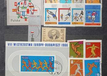 Znaczki polskie rok 1966 kasowane