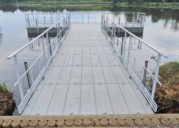 POMOST PŁYWAJĄCY MODUŁOWY, Platforma pływająca 18m2
