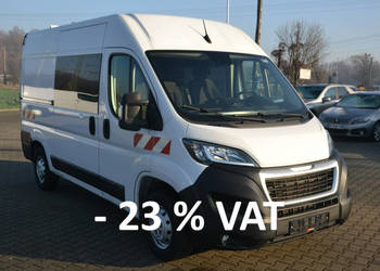 Peugeot Boxer FAKTURA VAT* L2H2* brygadówka 6-miejsc* niski przebieg* ICDa…