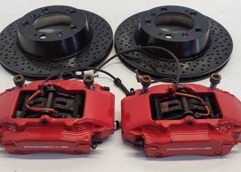 PORSCHE CAYMAN S 987 ZACISKI HAMULCOWE TARCZE TYŁ KOMPLET 99635142511