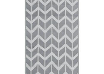 Dywan na zewnątrz szary 80x150 cm PP WM-316947