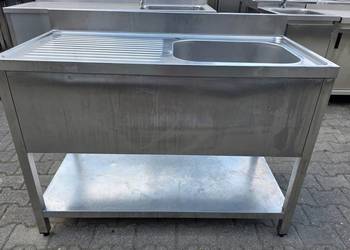 Zlew 1 Komorowy z Półką Blat Ociek Duży Zlew 120/60/85 cm M.1012 N
