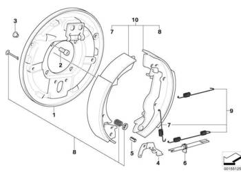Łącznik prawy - BMW 34211154382