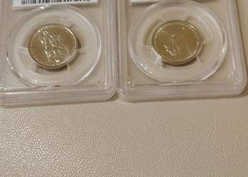 Dwie monety Rosja. Certyfikat  PCGS.