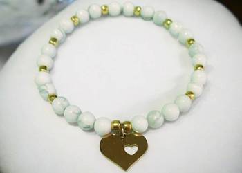 Bransoletka Komunijna z Howlitu