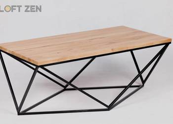 Meble industrialne loftowe - drewno + metal design