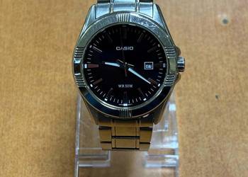 Zegarek Męski Casio MTP-1308P | Czarna Tarcza Datownik WR 50m Bransoleta