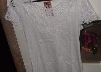 NOWA Elegancka bluzeczka _IDEAL _z Gipiurą r. M/L