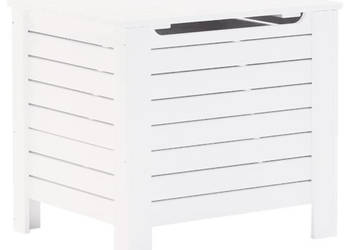 Skrzynia z wiekiem RANA biała 60x49x54cm lite drewno sosnowe WM-4002320