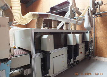 Szlifierka szczotkowa (szczotkarka) firmy SCHRÖDER, typ WRM-4/S