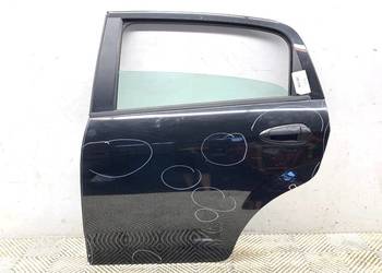 DRZWI LEWY TYŁ FIAT GRANDE PUNTO Hatchback CZARNY