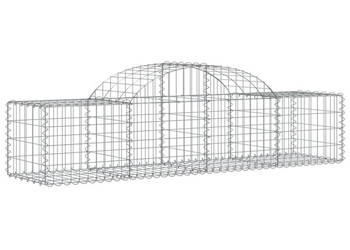 Kosze gabionowe 30 szt 200x50x40/60 cm galwanizowane żelazo WM-3146274