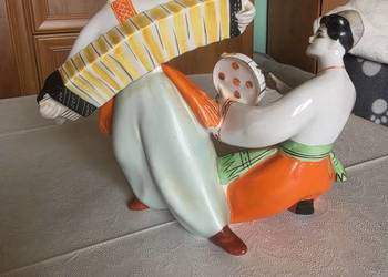 Tancerze ukraińscy w tańcu Hopak. Lata 70