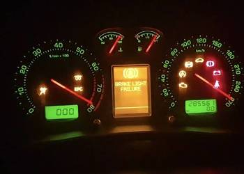 Licznik Zegary Škoda SuperB 1 modyfikowany nowy wyświetlacz