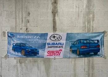Baner Subaru o wymiarach 180x45 cm