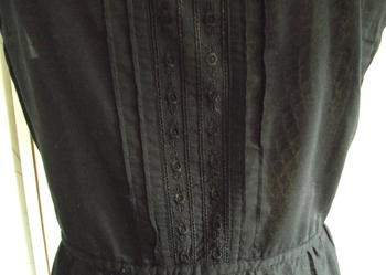 H&M - SZWEDZKA, LETNIA CZARNA BLUZECZKA - r. 42