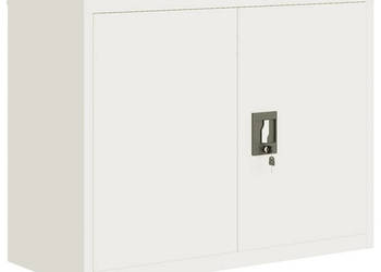 Szafa na dokumenty biała 90x40x70 cm stalowa WM-339720