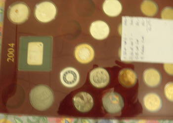 NIEPEŁNY ROK 2004 - mONET WYDANYCH PRZEZ NBP.