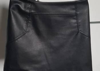 Czarna skórzana spódnica H&M rozm. 38