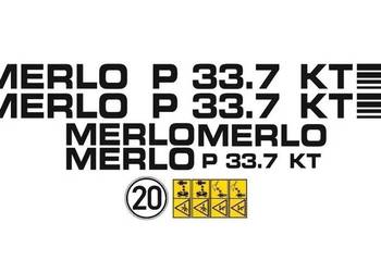 Naklejki oklejenie naklejka - MERLO P 33.7 KT Zamiennik