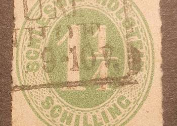 Znaczek Schleswig-Holstein 1865 Mi-Nr. 9