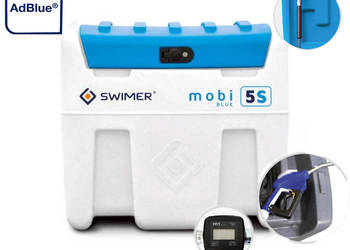 Zbiornik mobilny Mobi 5S Blue na AdBlue 200L Licznik