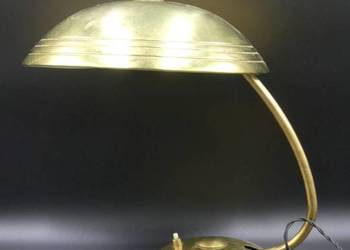 Duża dekoracyjna lampa gabinetowa, regulowana, sprawna, Egon Hillebrand