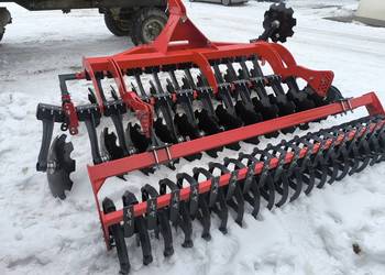 Brona talerzowa 3m wał daszkowy nowa * agregat talerzowy * Talerzówka