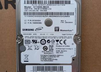 Dysk do laptopa 1TB SATA 2,5cala ST1000LM024