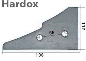 Płoza przednia HARDOX 223120/P części do pługa KUHN