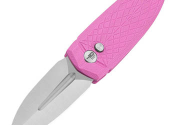 Nóż składany Bestech QUQU Pink G10, Satin 14C28N by Gogo (BG57A-2)
