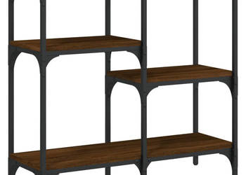 Stolik konsolowy brązowy dąb 80x29x75 cm WM-834079