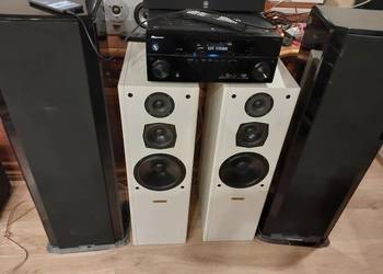 Nagłośnienie duże kolumny amplituner usb hdmi aux