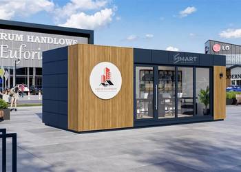 Kontener Biurowy Handlowy Usługowy Pawilon Kiosk Mobilny 7x3 OD RĘKI