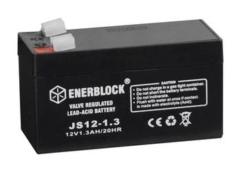 Akumulator ENERBLOCK AGM JS12-1.3 12V 1.3Ah