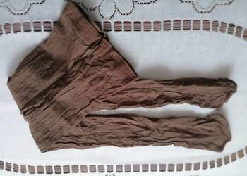 Rajstopy dziecinne elastyczne brązowe.