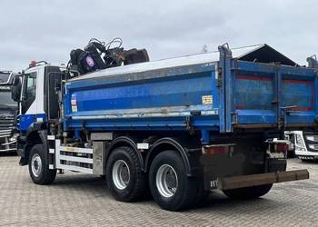Wywrotka 6x6 bordmatic z dzwigiem Iveco