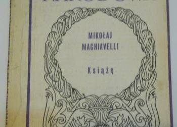 KSIĄŻĘ - MACHIAVELLI MIKOŁAJ