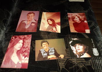 6 pocztówek. widokówek, celebrytów polskich 11