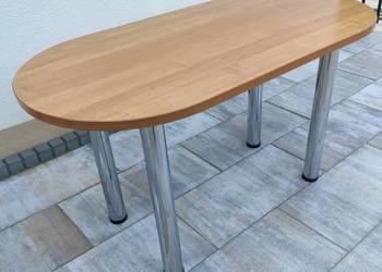 STÓŁ STOLIK DO KUCHNI kuchenny KAWOWY SOLIDNY MOCNY 120X60 CM