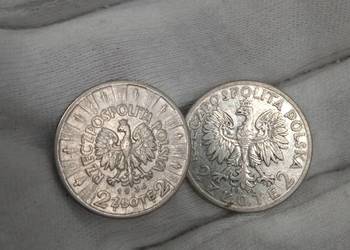 2RP zestaw 2 zł Piłsudski 1934r + 2 złote głowa kobiety 1934r 2RP zestaw 2 zł Piłsudski 1934r + 2 złote głowa kobiety 1934r